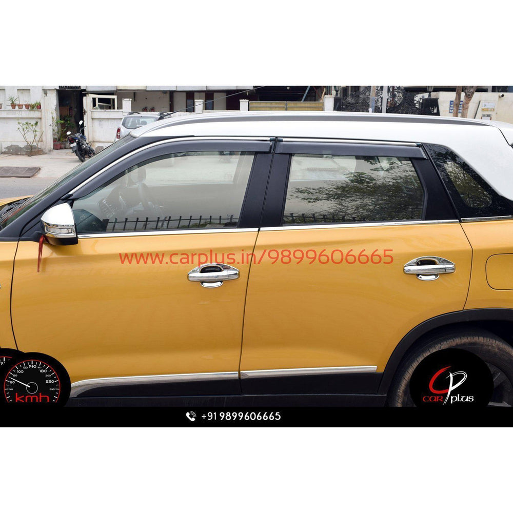 KMH Lower Window Garnish for Maruti Suzuki Brezza 1st GEN Set of 6pc CARPLUS