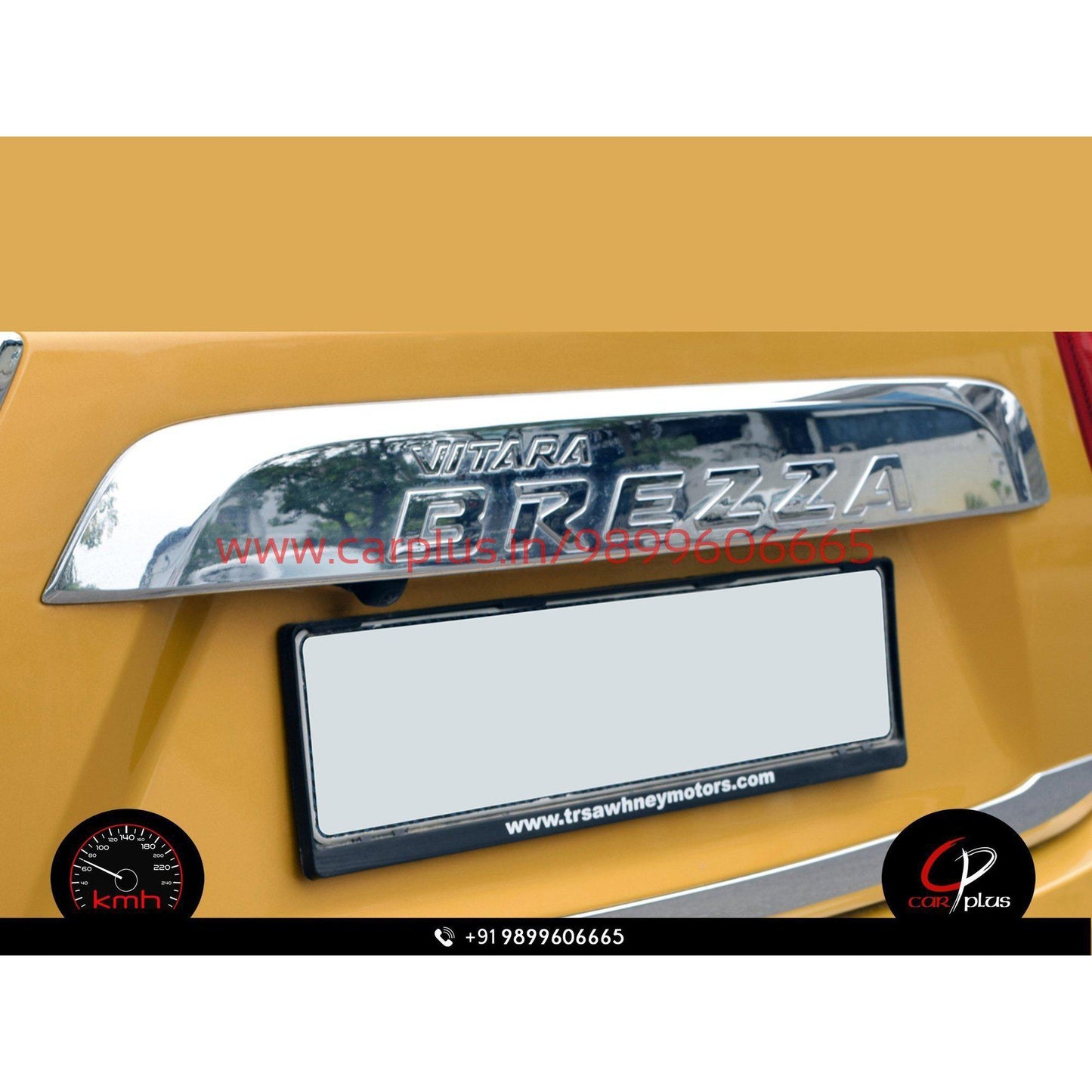 
                  
                    KMH MGP Rear Number Plate Garnish For Maruti Suzuki Brezza CN LEAGUE EXTERIOR.
                  
                