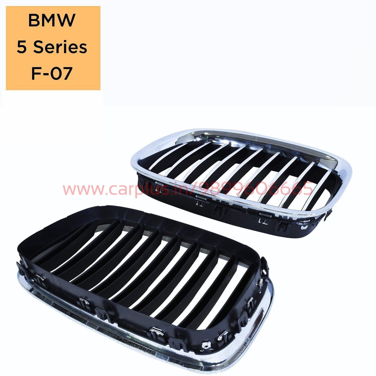 KMH OEM Replacement Grill For BMW 5 Series GT F07 (Outer Chrome with C –  CARPLUS