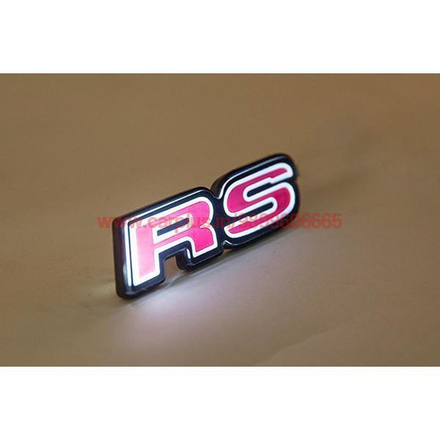 KMH RS Car Styling Auto Grille Badge Emblem Logo Light For Audi – CARPLUS