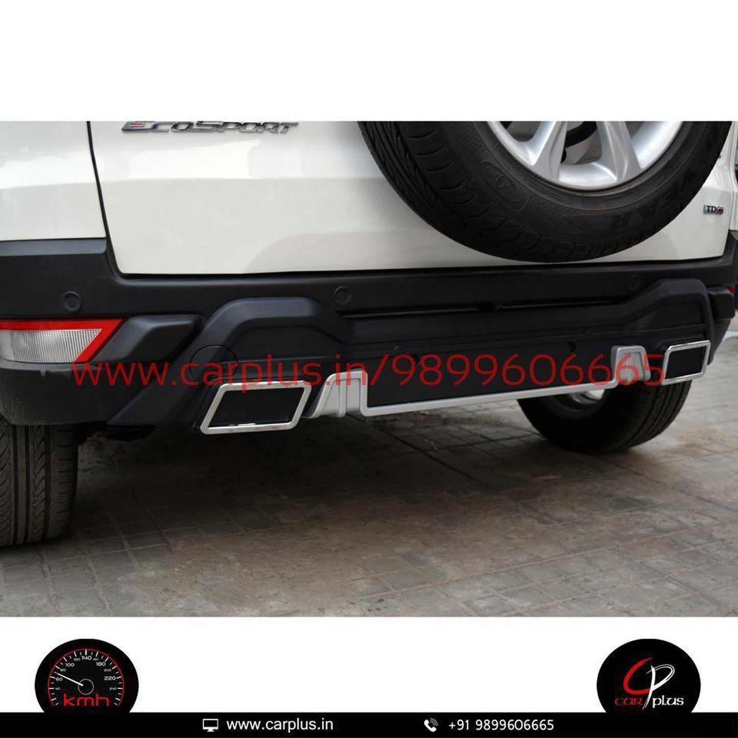 
                  
                    KMH Rear Bumper Guard for Ford Ecosport Facelift KMH-REAR GUARDS REAR GUARDS.
                  
                