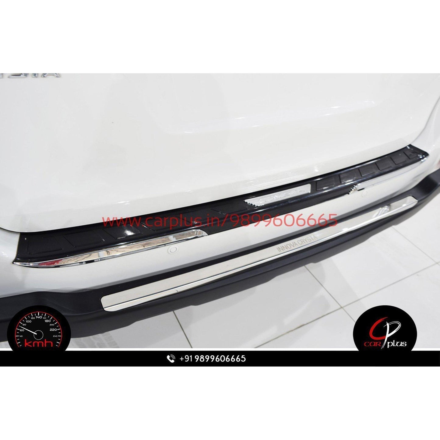 
                  
                    KMH Rear Bumper Plate For Toyota Innova Crysta (2nd GEN, Set Of 1 Pc, Black) CN LEAGUE EXTERIOR.
                  
                