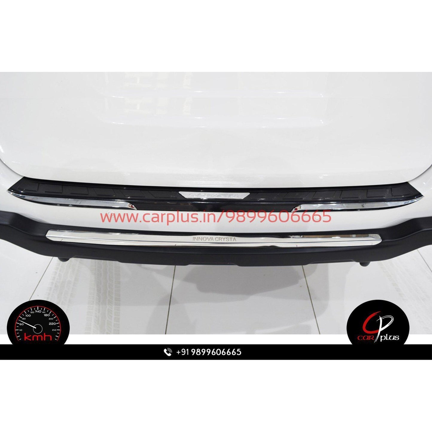 
                  
                    KMH Rear Bumper Plate For Toyota Innova Crysta (2nd GEN, Set Of 1 Pc, Black) CN LEAGUE EXTERIOR.
                  
                