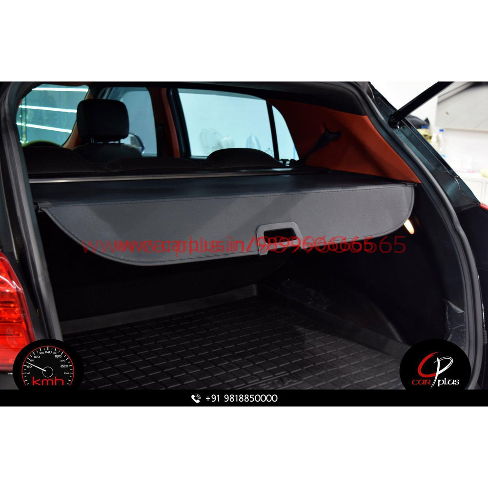 KMH Rear Trunk Cargo Cover For Honda Jazz (2013-2014, Black)-CARGO COVER-KMH-CARGO COVER-CARPLUS