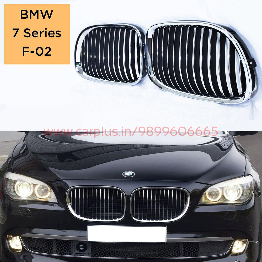 
                  
                    KMH Replacement Grill For BMW 7 Series F02 (Outer Chrome with Chrome & Black Fins)(Set Of 2Pcs) KMH-GRILL GRILLS.
                  
                