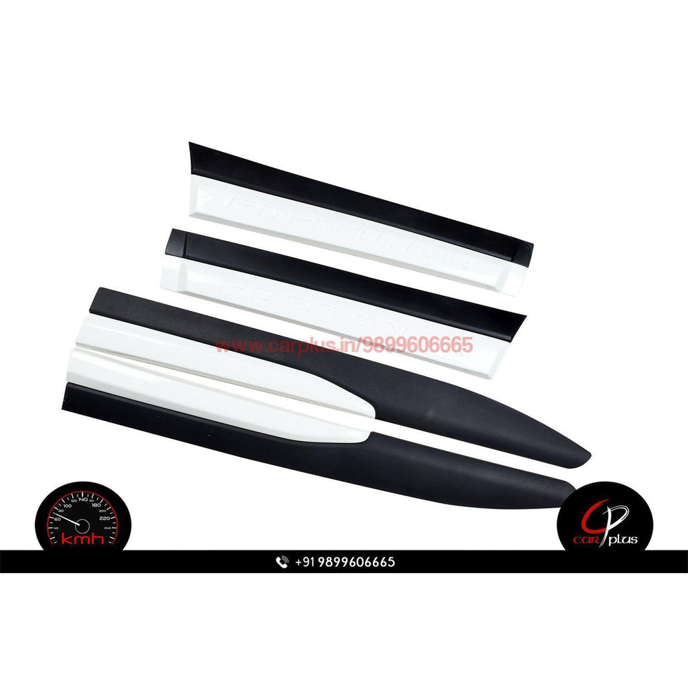 
                  
                    KMH Side Door Cladding For Toyota Fortuner (2nd GEN, Pearl White, Indian) CN LEAGUE EXTERIOR.
                  
                