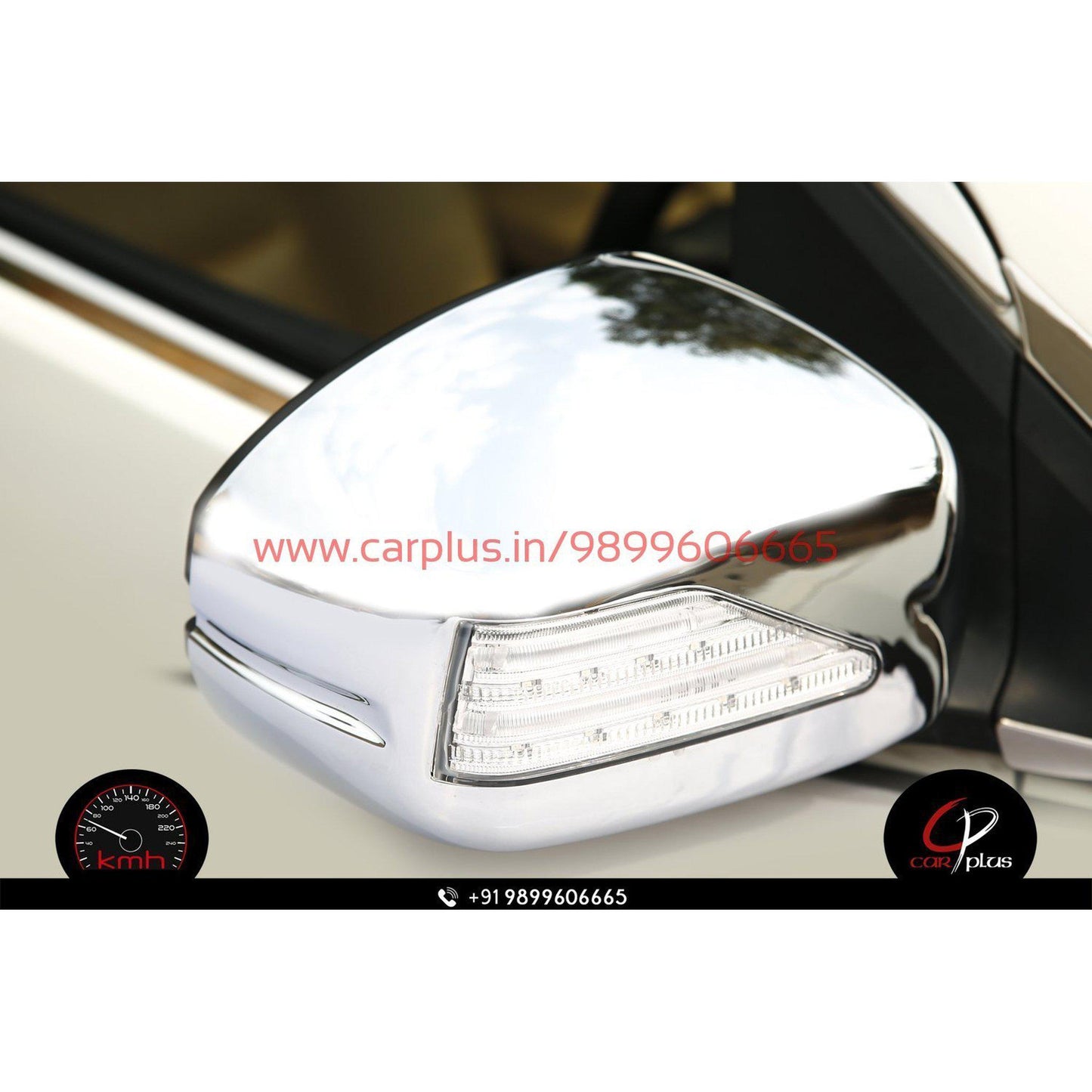 
                  
                    KMH Side Mirror Chrome with Indicator for Honda City (2014) CN LEAGUE EXTERIOR.
                  
                
