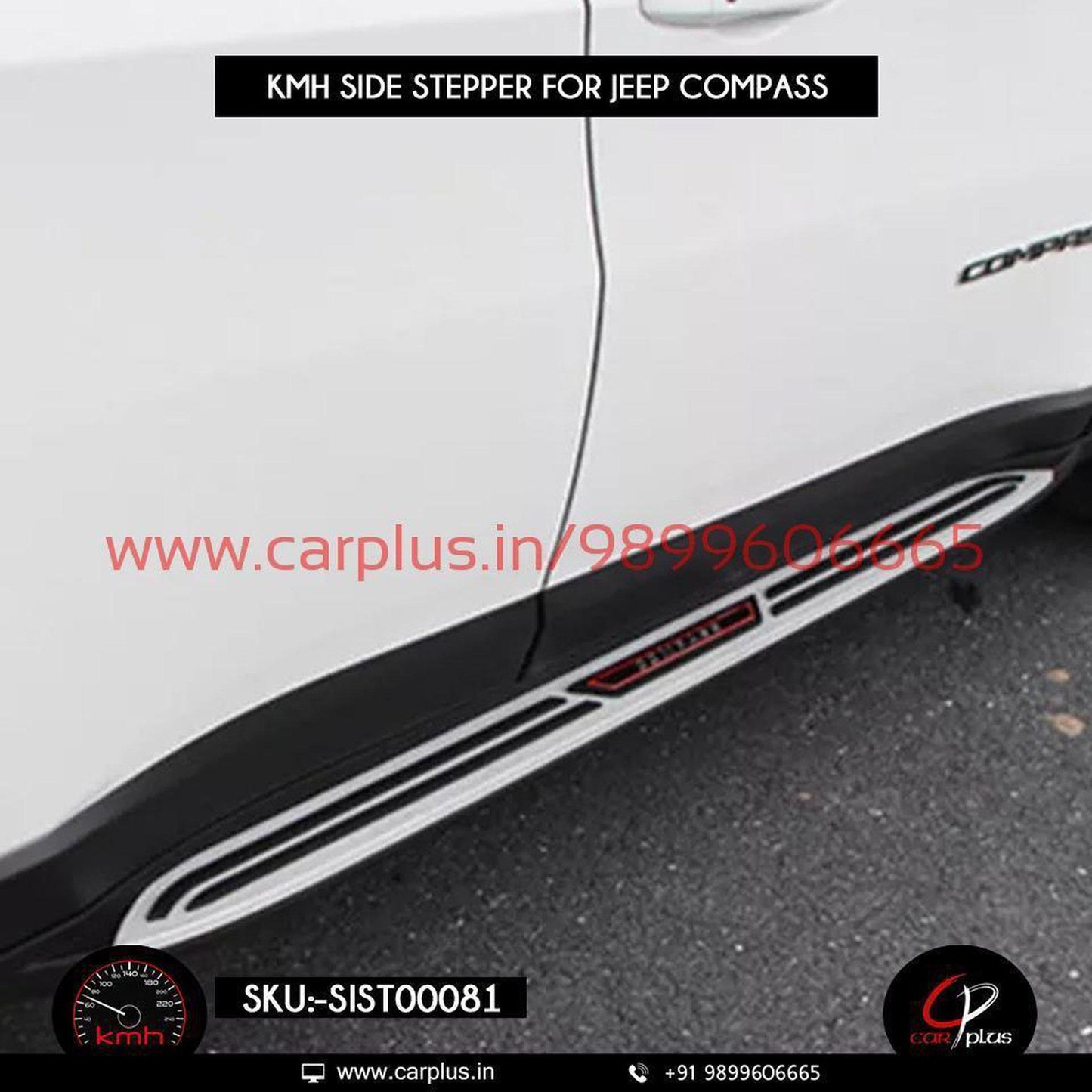 
                  
                    KMH Side Stepper For Jeep Compass KMH-SIDE STEPPER SPECIFIC SIDE STEPPER.
                  
                