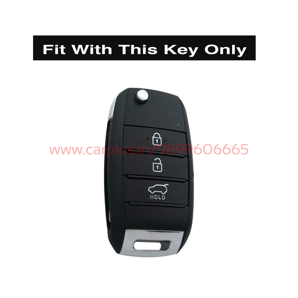 
                  
                    KMH Silicone 3 Botton Flip Key Cover KC-35 for Kia Seltos (1st GEN)-SILICONE KEY COVER-KEY CARE-Black-CARPLUS
                  
                