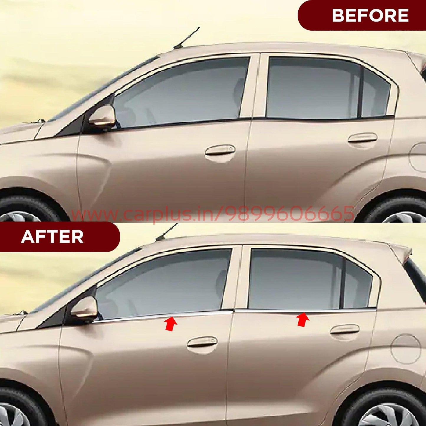 
                  
                    KMH Lower Window Garnish for Hyundai Santro (3rd GEN) CN LEAGUE EXTERIOR.
                  
                