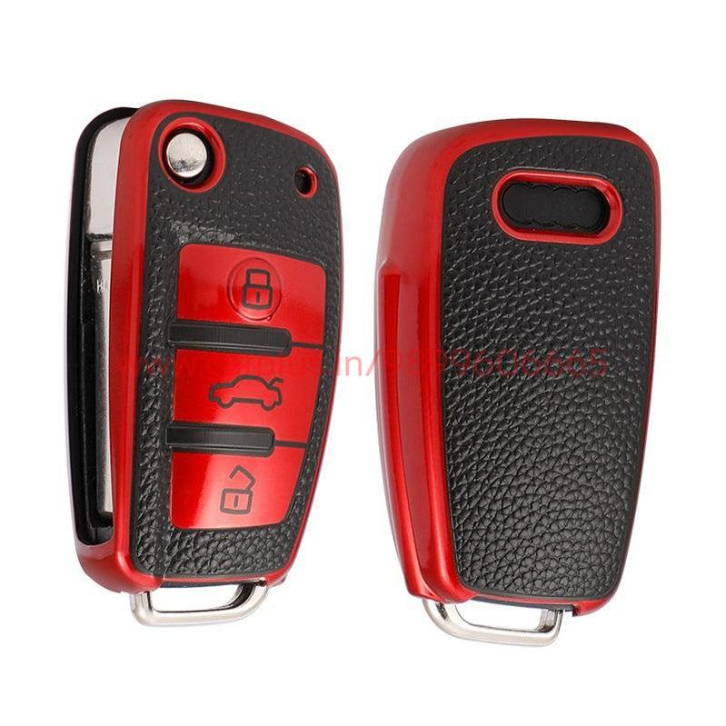 
                  
                    KMH TPU Leather Key Cover for Audi (C09H-L02)-TPU KEY COVER-KMH-TPU KEY COVER-RED-CARPLUS
                  
                