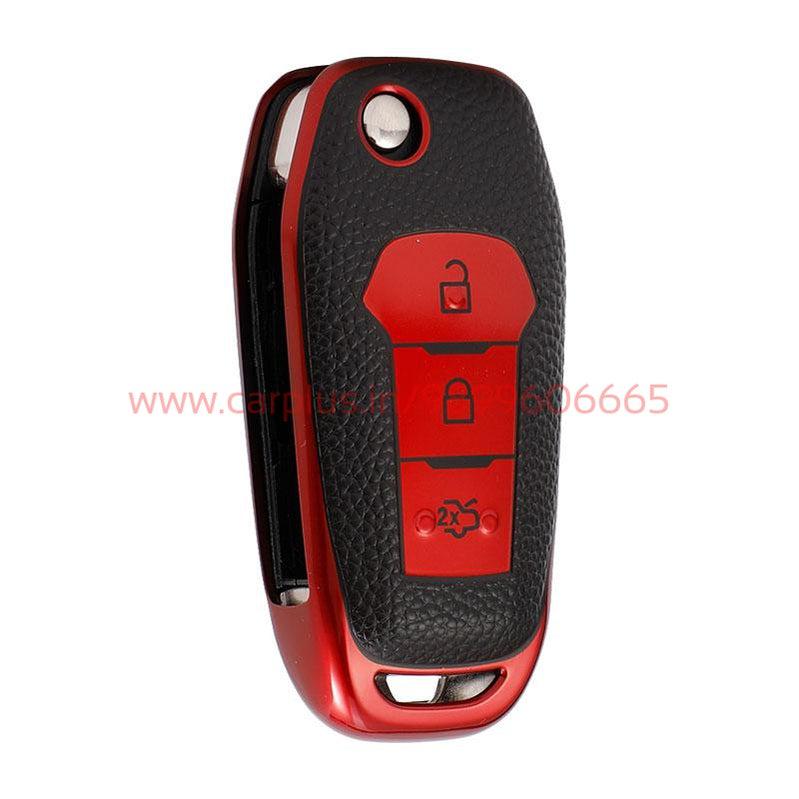 
                  
                    KMH TPU Leather Key Cover for Ford (FORD-F09H-L03)-TPU KEY COVER-KMH-TPU KEY COVER-RED-CARPLUS
                  
                