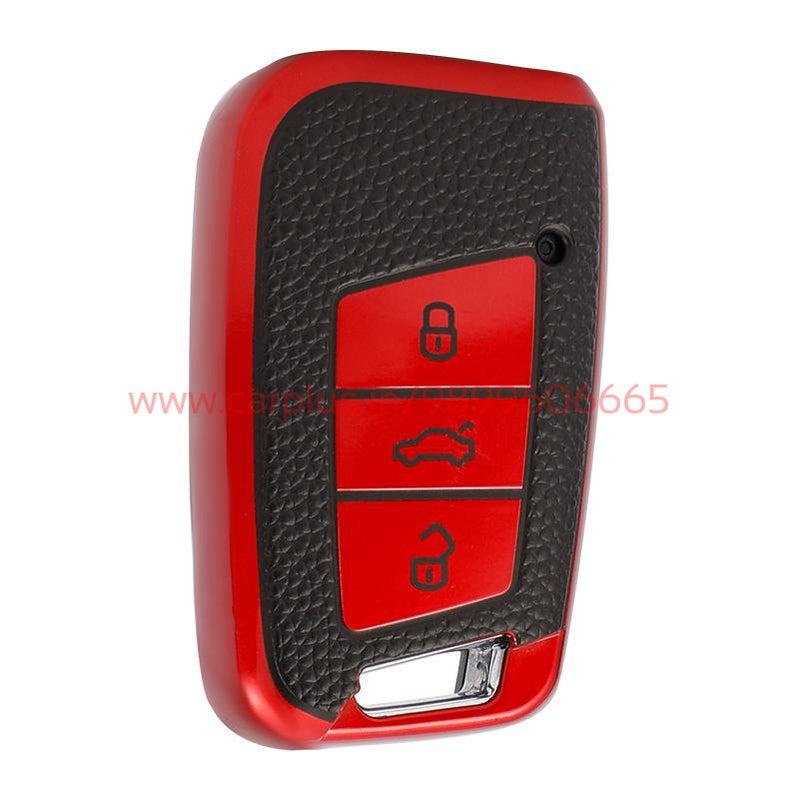 
                  
                    KMH TPU Leather Key Cover for Volkswagen (VW-D09H-L03)-TPU KEY COVER-KMH-TPU KEY COVER-RED-CARPLUS
                  
                