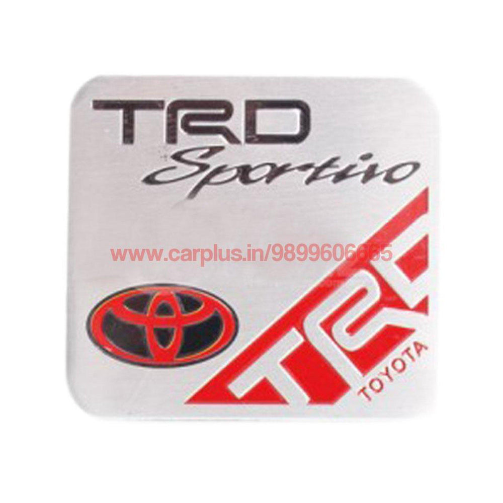 KMH TRD Sportivo Square Badge for Toyota KMH-BADGES BADGES.