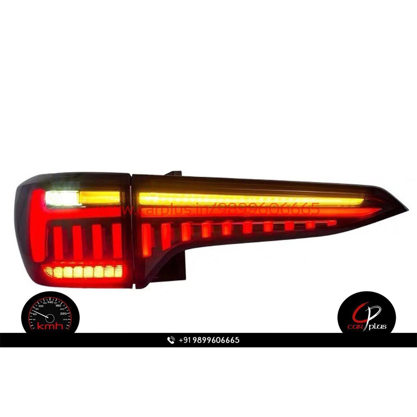 
                  
                    KMH Tail Lamps for Toyota Fortuner (2nd GEN, AUDI A7 Inspired) KMH-TAILLAMP AFTERMARKET TAIL LIGHT.
                  
                