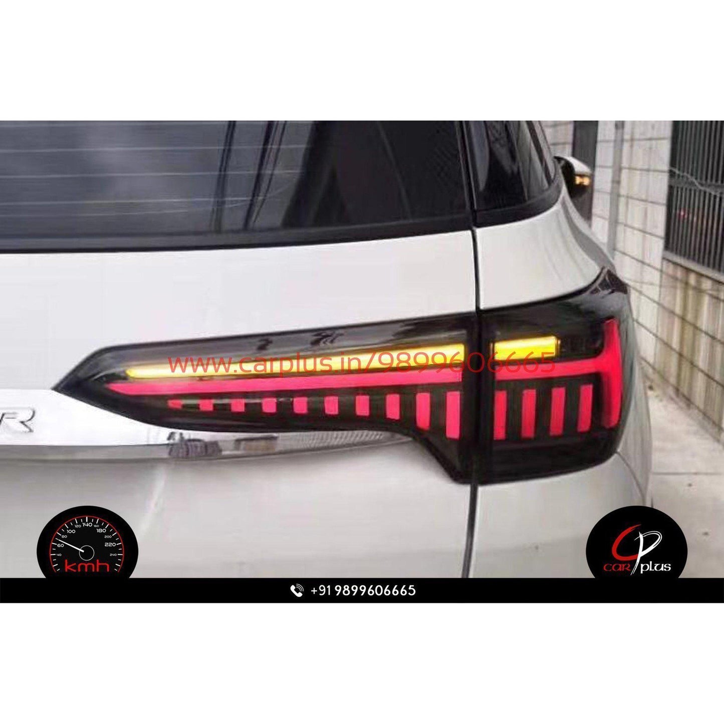 
                  
                    KMH Tail Lamps for Toyota Fortuner (2nd GEN, AUDI A7 Inspired) KMH-TAILLAMP AFTERMARKET TAIL LIGHT.
                  
                