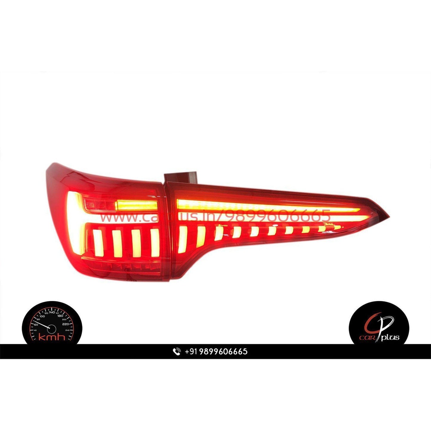 
                  
                    KMH Tail Lamps for Toyota Fortuner (2nd GEN, AUDI A7 Inspired) KMH-TAILLAMP AFTERMARKET TAIL LIGHT.
                  
                