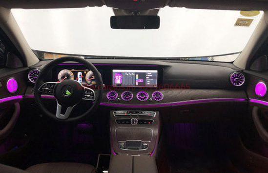 KMH Turbo Air Vent with 64 Colors Ambient Light For Mercedes E Class W213 MERCEDES BENZ AMBIENT LIGHTING.