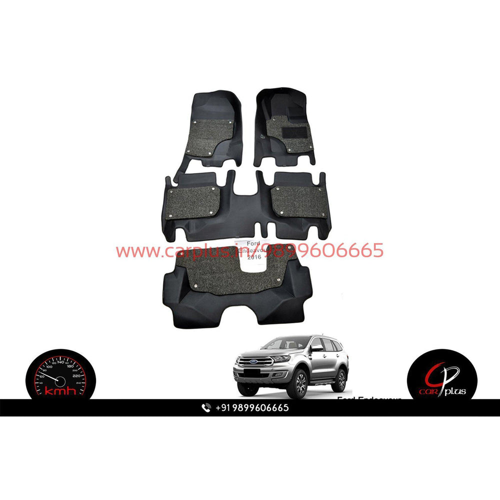 KMH Velcro 5D + COIL MATS for New Ford Endeavour (Black) KMH-5D + COIL MATS 5D + COIL MATS.