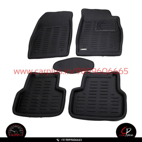 KMH Viber 3D Leatherite Car Mats for Jeep Compass VIBER 3D MATS.