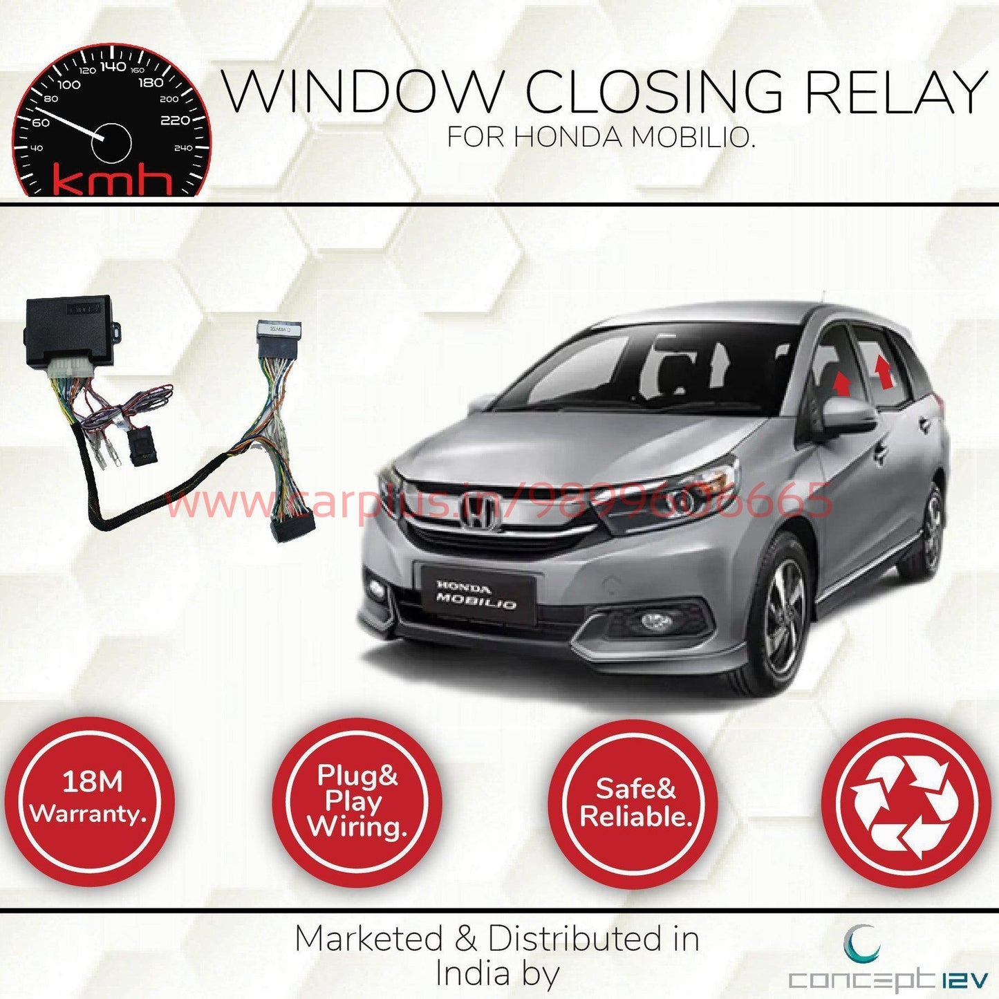 
                  
                    KMH Window Closer For Honda Mobilio (2nd GEN) KMH-WINDOW CLOSER WINDOW CLOSER.
                  
                