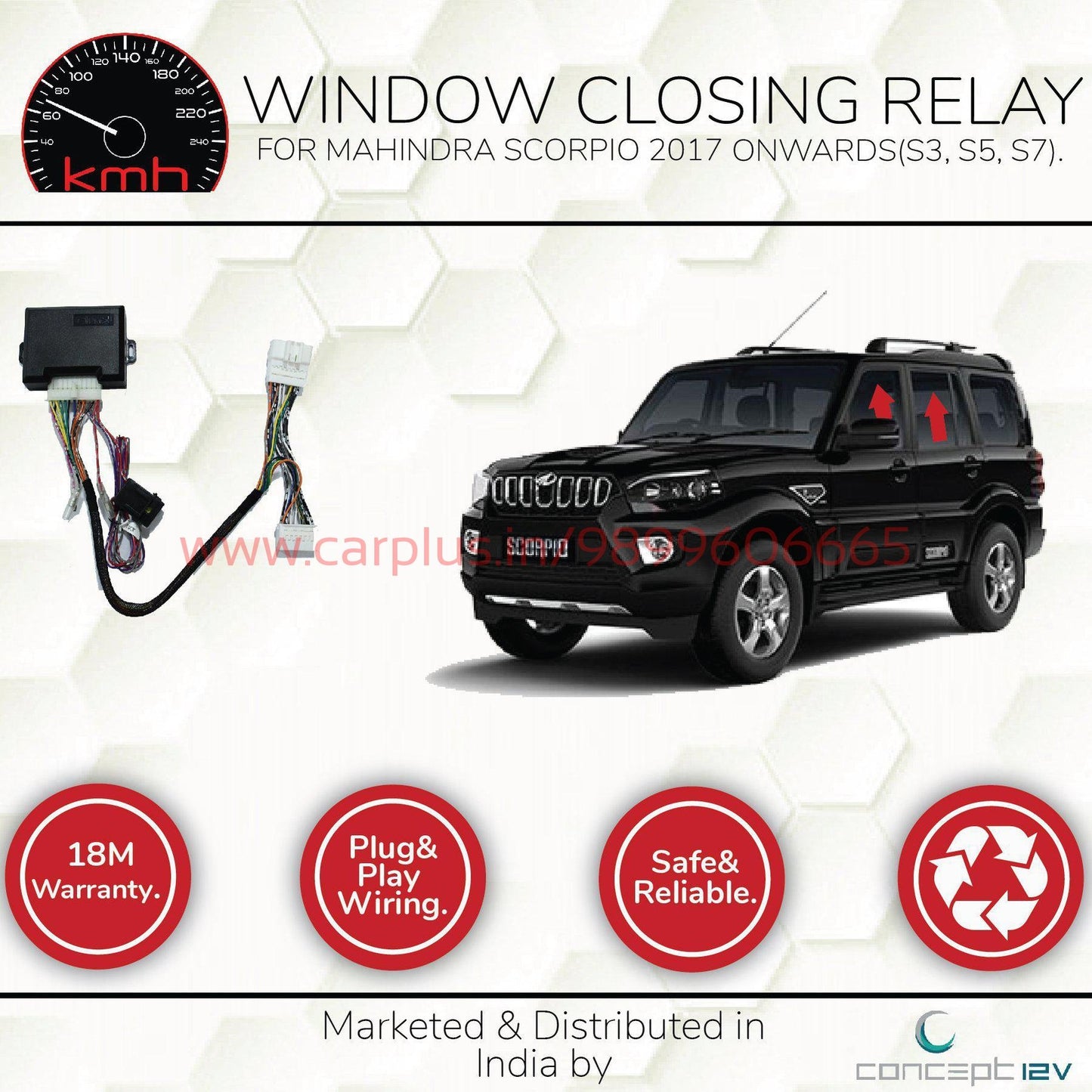 
                  
                    KMH Window Closer For Mahindra Scorpio KMH-WINDOW CLOSER WINDOW CLOSER.
                  
                