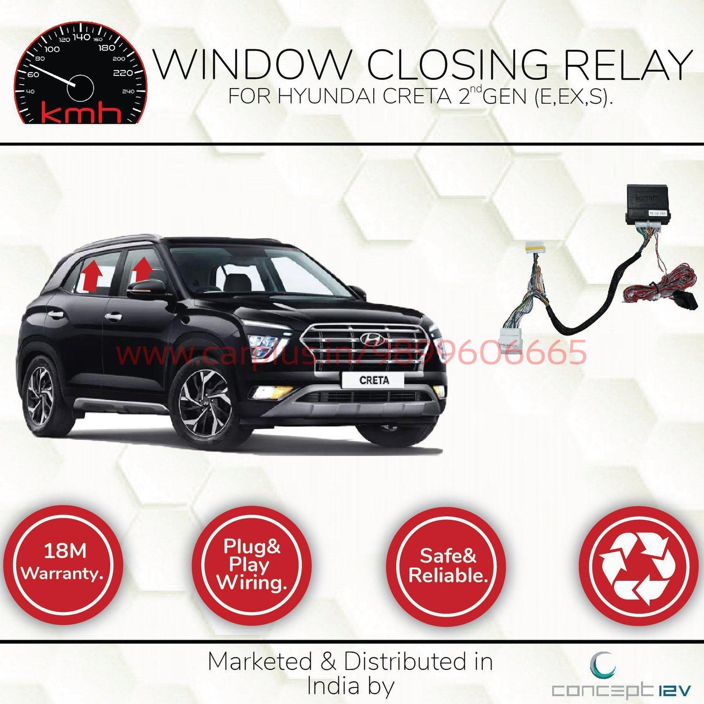 
                  
                    KMH Window Closer for Hyundai Creta (2nd GEN) KMH-WINDOW CLOSER WINDOW CLOSER.
                  
                