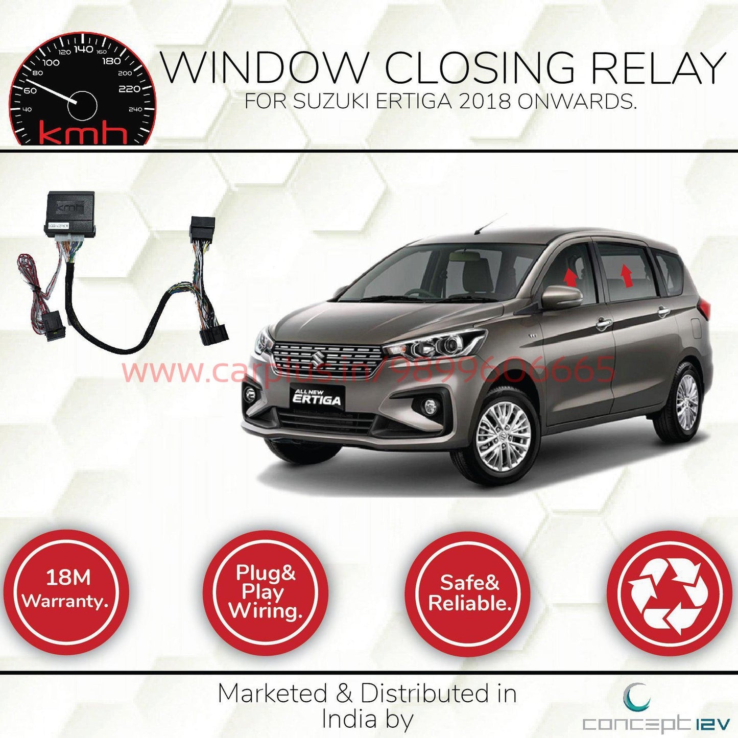 
                  
                    KMH Window Closer for Maruti Suzuki Ertiga KMH-WINDOW CLOSER WINDOW CLOSER.
                  
                