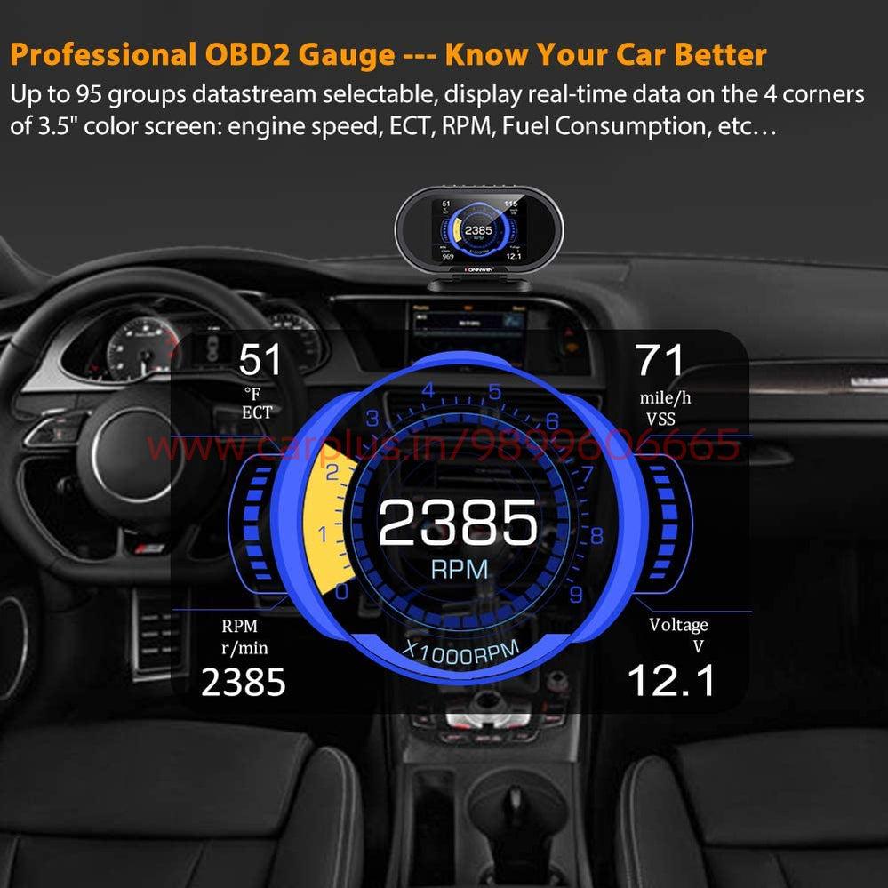 
                  
                    KONNWEI OBD Speedometer KW206 Car HUD Digital Meter Gauge-PRICE & IMAGES PENDING-KONNWEI-CARPLUS
                  
                