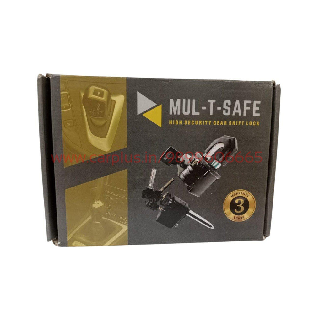MUL-T-SAFE Gear Lock (U Type) MTS-U01-GEAR LOCK-MUL-T-SAFE-BLACK-CARPLUS