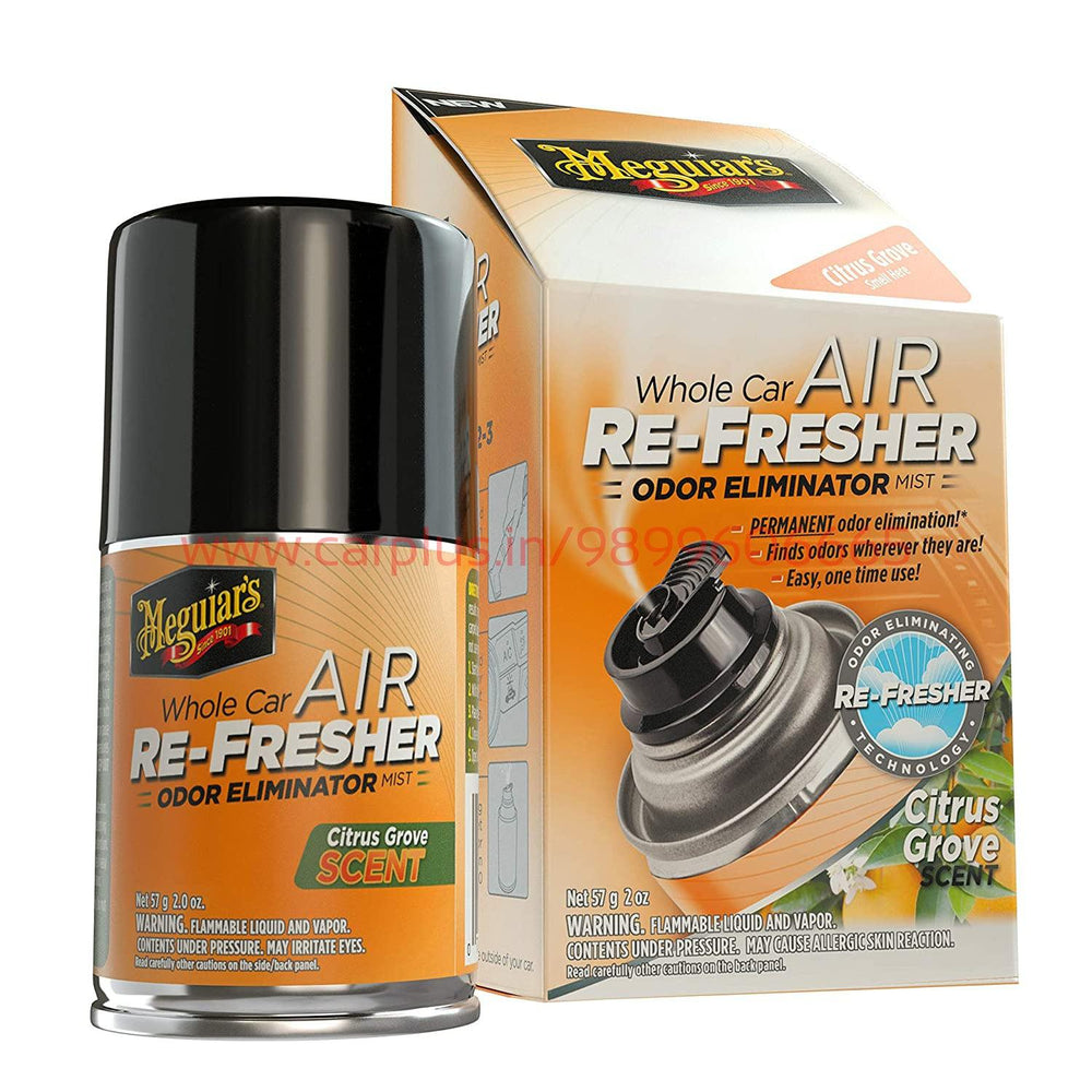 
                  
                    Meguiars Air Odor Remover Re-fresher (Citrus Grove)-AIR REFRESHER-MEGUIARS-CARPLUS
                  
                