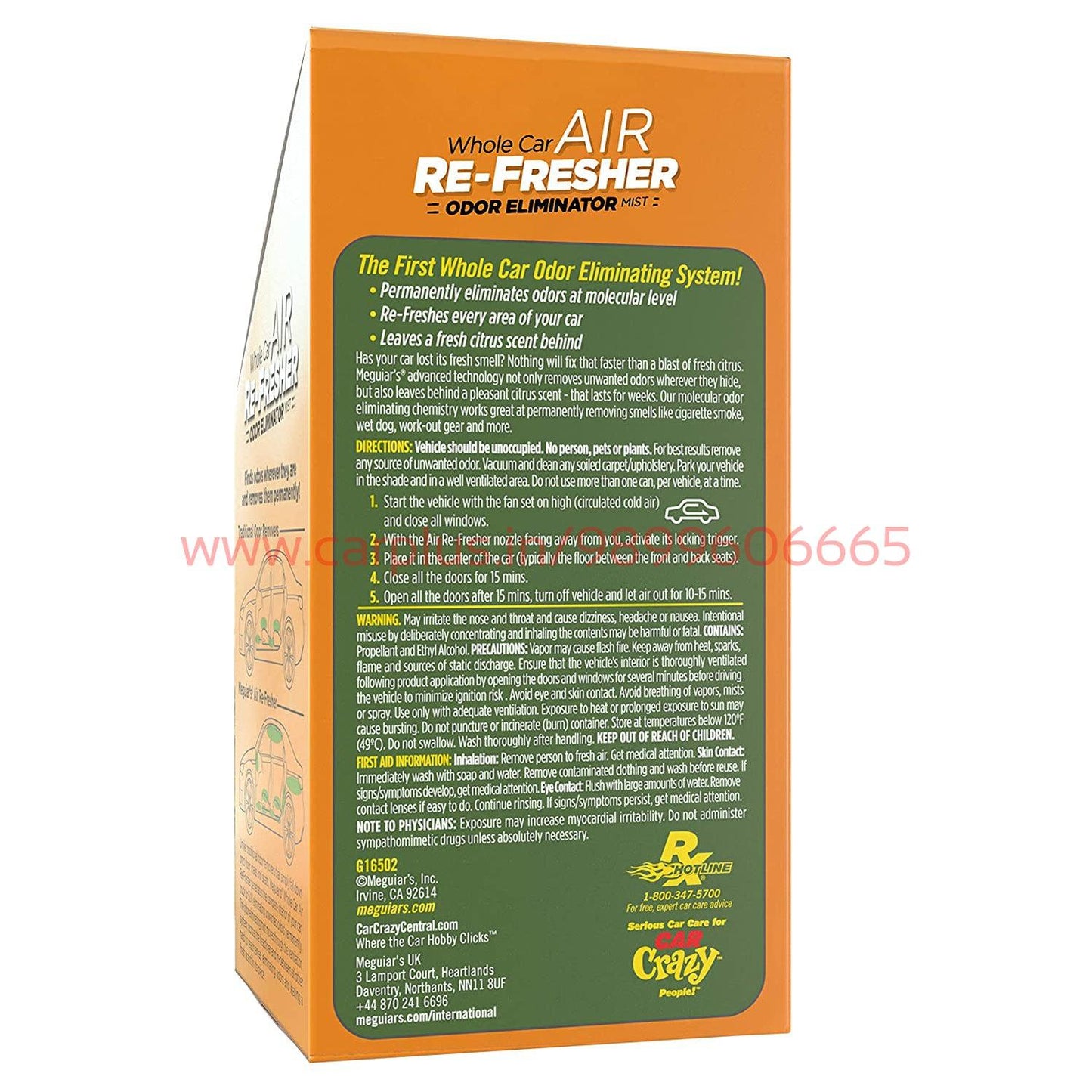 
                  
                    Meguiars Air Odor Remover Re-fresher (Citrus Grove)-AIR REFRESHER-MEGUIARS-CARPLUS
                  
                