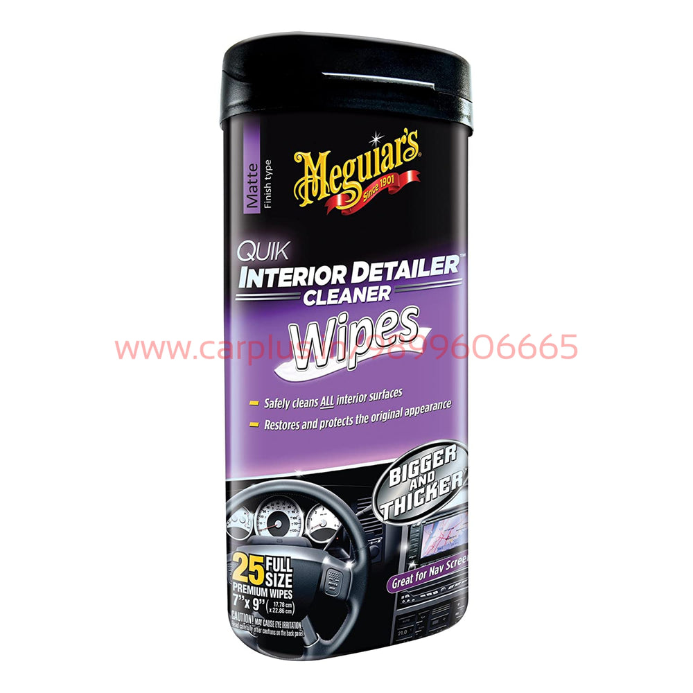 Meguiars Quik Interior Detailer Cleaner Wipes-CONSUMABLES-MEGUIARS-CARPLUS