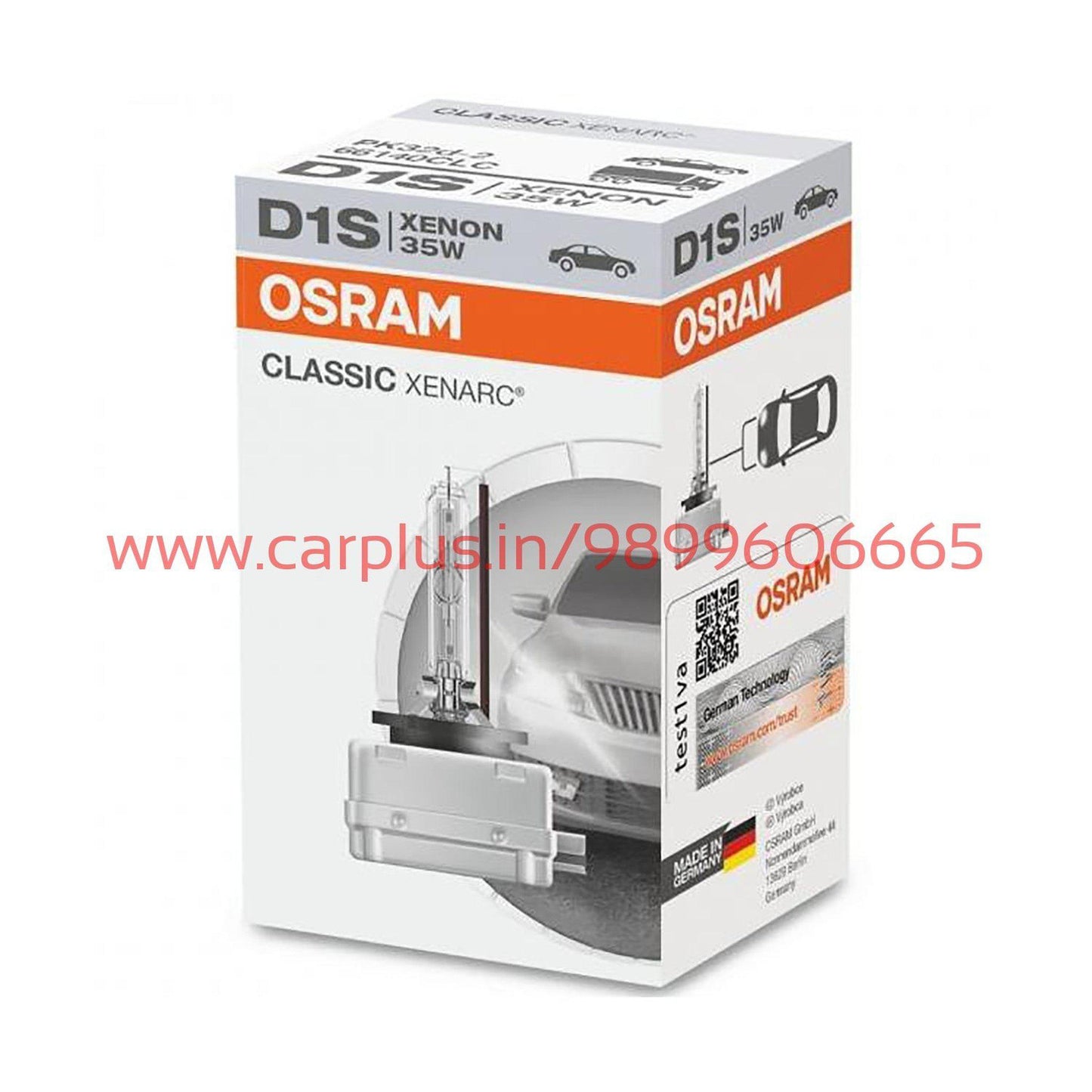 OSRAM D1S Xenon HID Bulb 6000k, Car Accessories, Electronics
