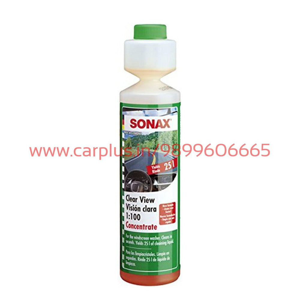 SONAX Clear View Windshield Wash Concentrate (250ml) SONAX GLASS CLEANER.