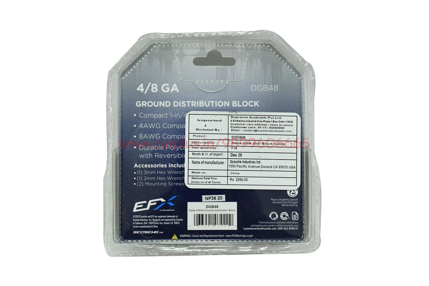 
                  
                    Scosche Delta Ground Distribution Block Cable SCOSCHE DISTRIBUTION BLOCK.
                  
                
