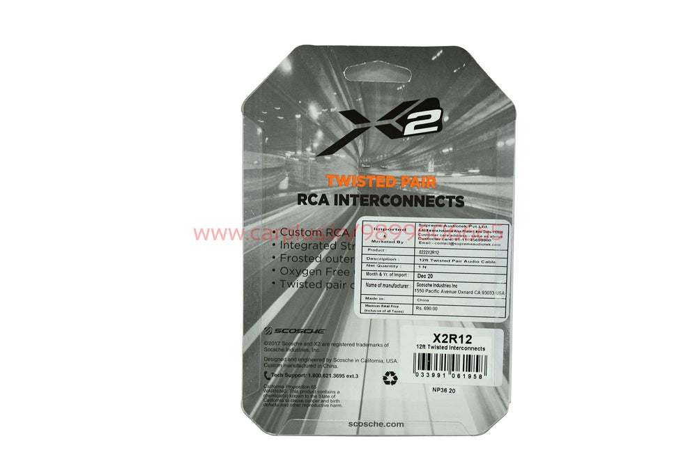 
                  
                    Scosche Twisted Pair Interconnects RCA Y Cable SCOSCHE Y CABLE.
                  
                