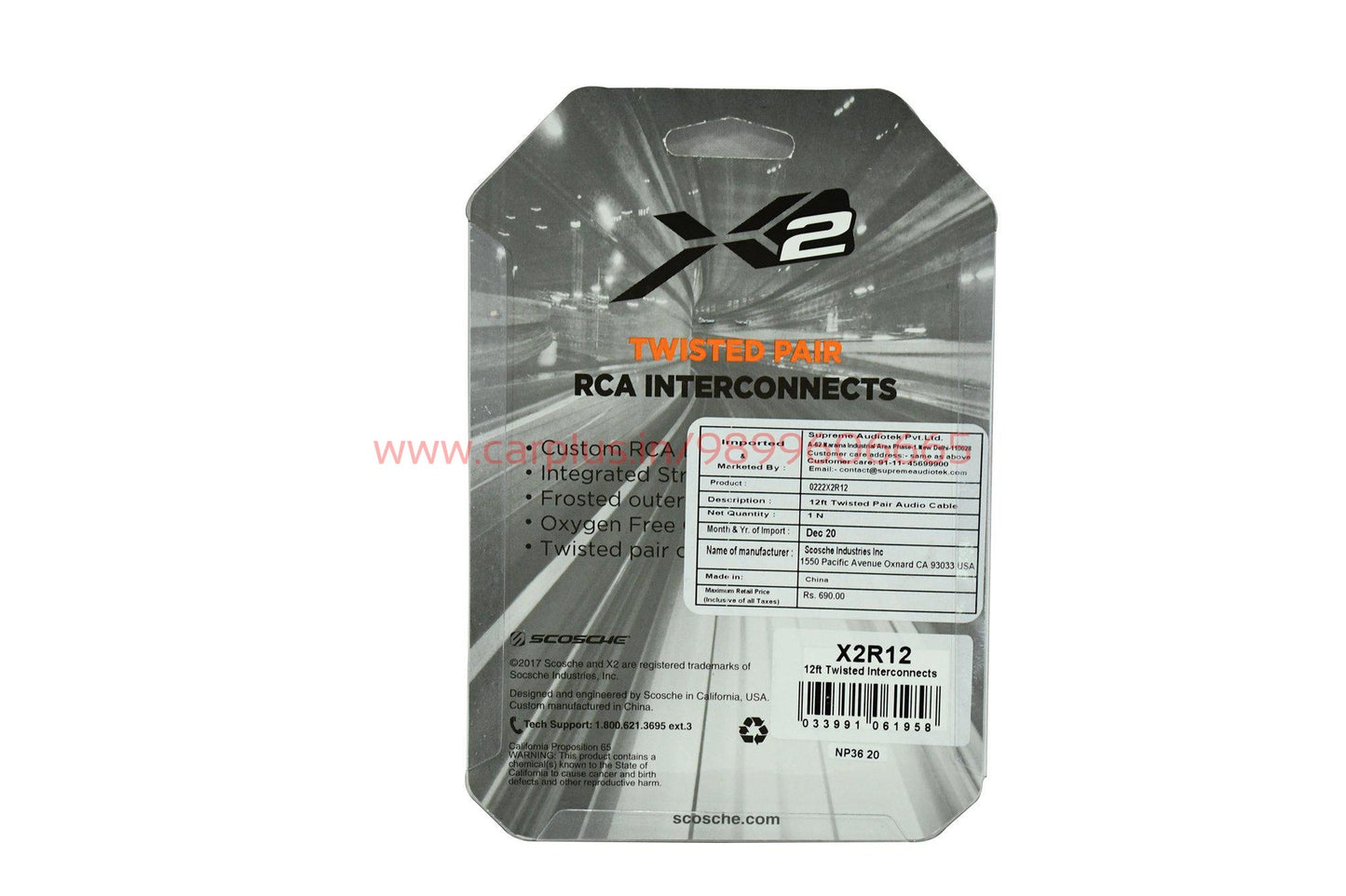 
                  
                    Scosche Twisted Pair Interconnects RCA Y Cable SCOSCHE Y CABLE.
                  
                