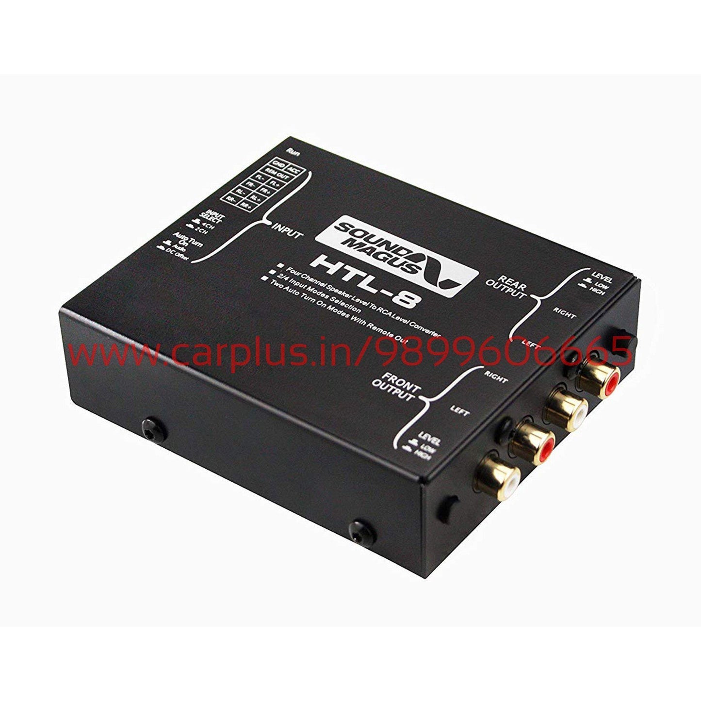 
                  
                    Soundmagus 4 Channel Hi-Low Converter (HTL-8) SOUNDMAGUS HI-LOW CONVERTER.
                  
                