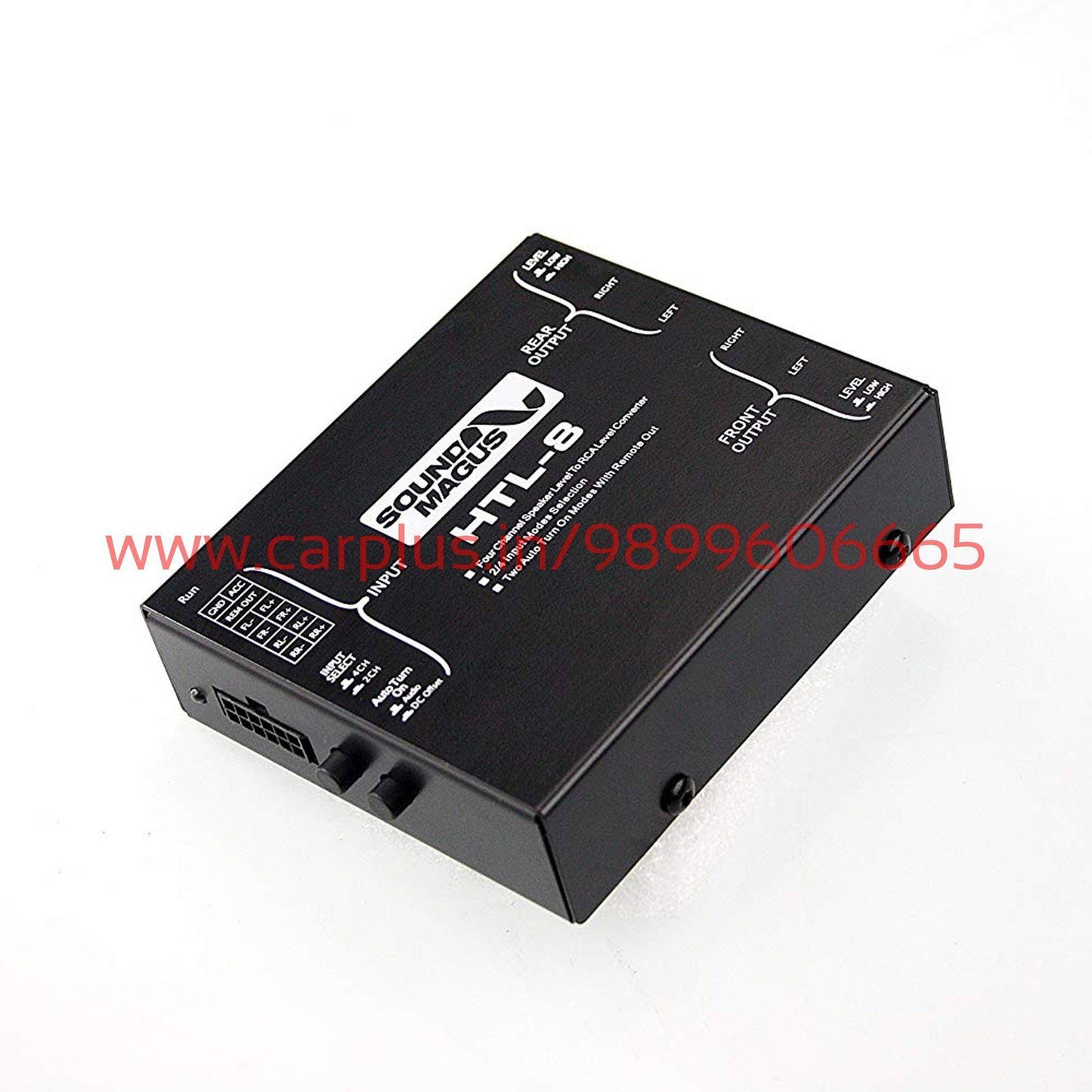 
                  
                    Soundmagus 4 Channel Hi-Low Converter (HTL-8) SOUNDMAGUS HI-LOW CONVERTER.
                  
                