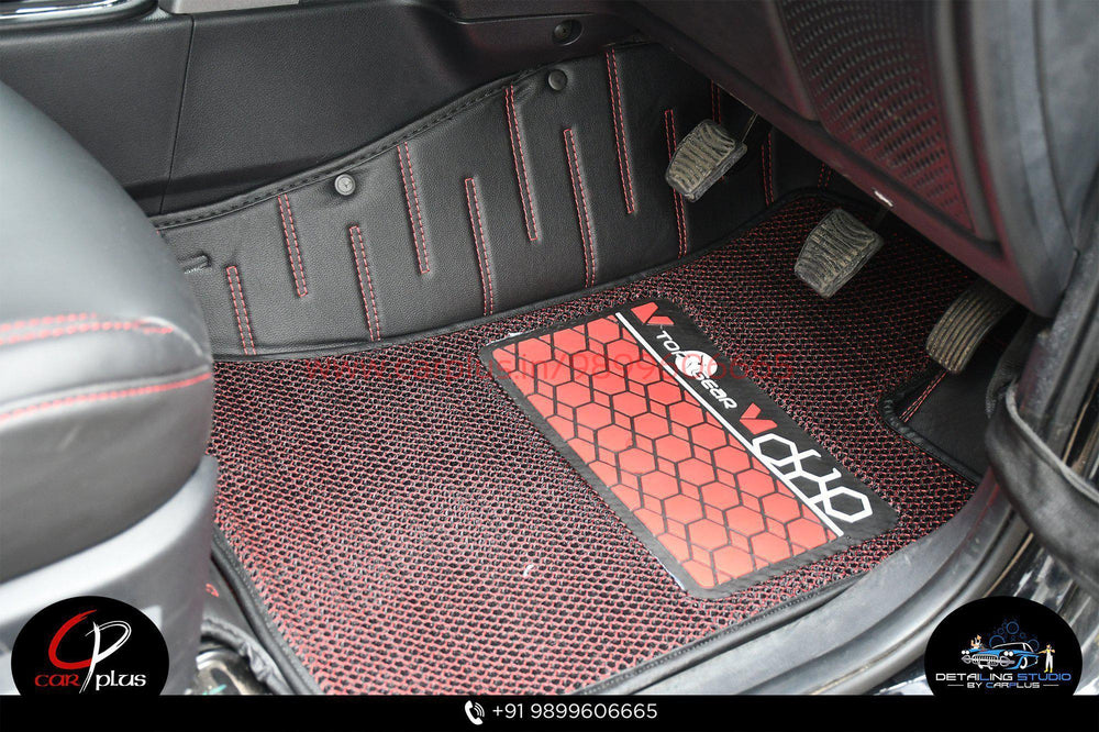 Top Gear 4D Rody HC Leatherite Mats for Mahindra Thar (2nd GEN, 4 Seat CARPLUS