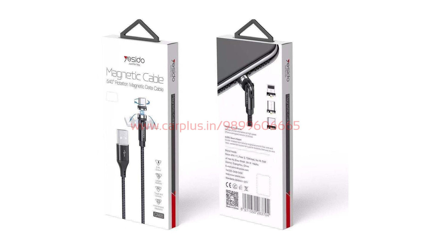 
                  
                    Yesido CA68 54°Rotation Magnetic Data Cable YESIDO CHARGING CABLE.
                  
                